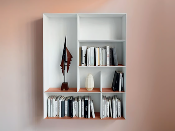 D.357.2 - Floating multi-layer wood bookcase _ Molteni & C. by Molteni - view 2